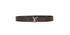 Louis Vuitton LV Initials Reversible Belt, &pound;295, Accessories, Black/Brown, Coated Canvas, Front view