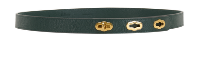 Mulberry Bryn Belt, &pound;80, Accessories, Green, Leather, Front view