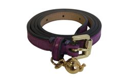 Mulberry Waist Belt, Leather, Purple, 80cm, 3*