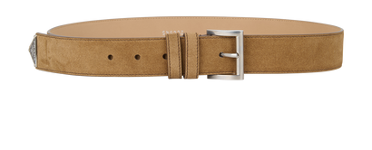 Prada Triangle Plaque Belt, front view