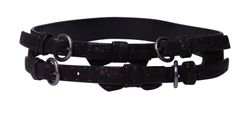 Prada Bow Belt, Leather, Dark Brown, 2*