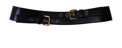 Prada Double Buckle Belt, front view