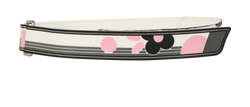 Prada Floral Belt, Rubber, White/Grey, Sz 75, 2*