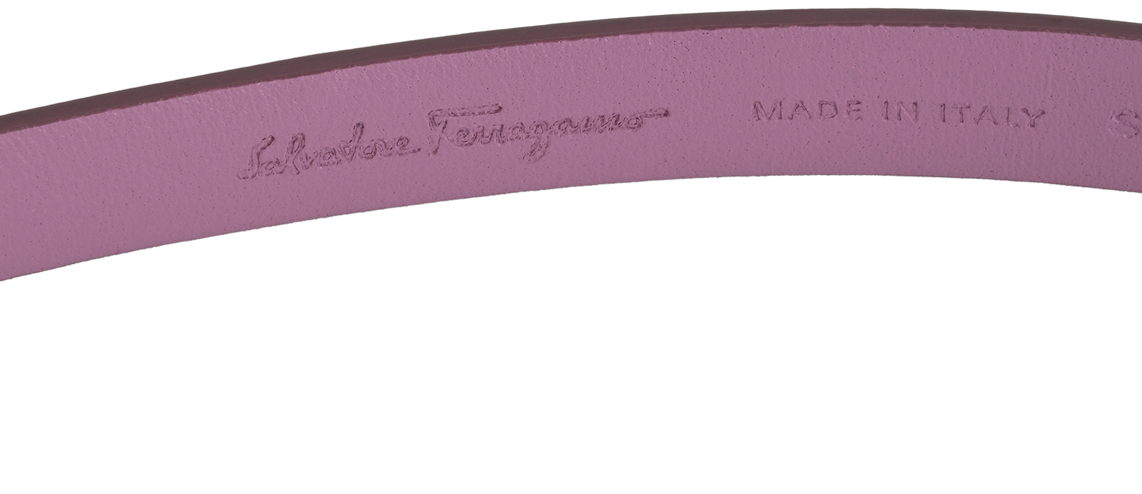 Salvatore Ferragamo Bow Belt, &pound;120, Accessories, Purple, Leather, Other view