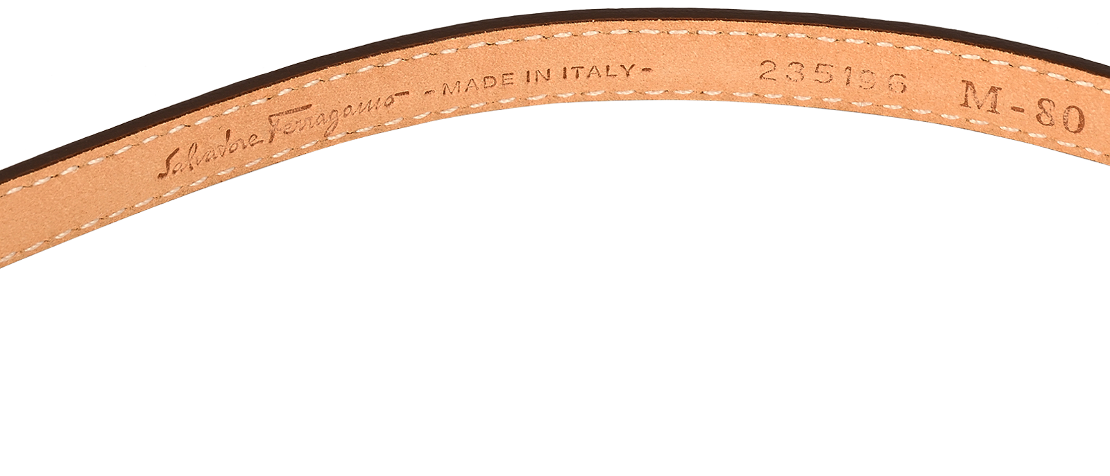 Salvatore Ferragamo Skinny Belt, &pound;95, Accessories, Pink, Leather, Other view