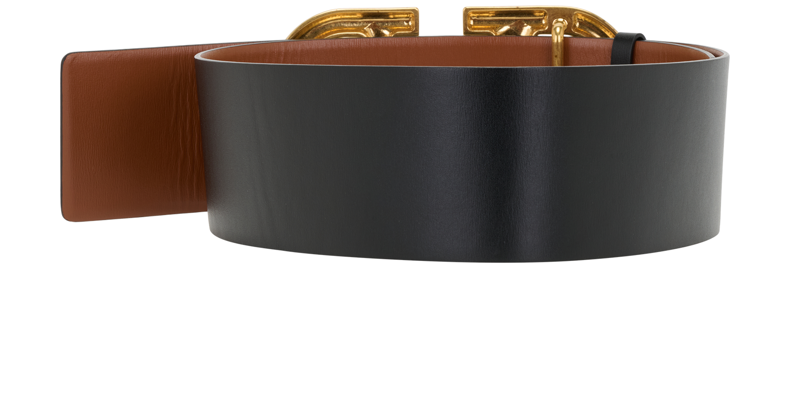 Valentino VLogo Signature Reversible Belt, &pound;250, Accessories, Black, Leather, Back view