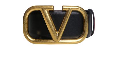Valentino Logo Buckle Belt, front view