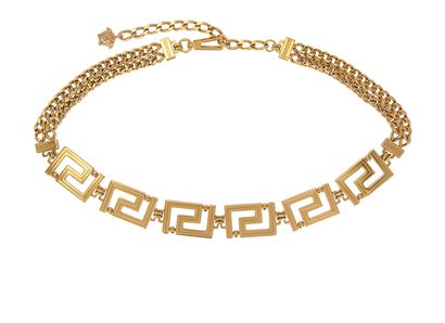 Versace Greca Chain Belt, front view
