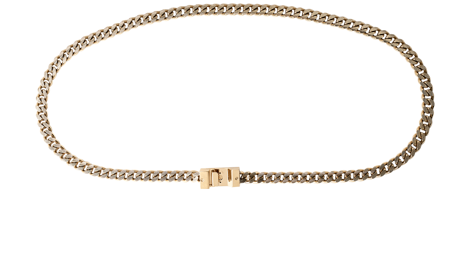 Versace Medusa Plaque Waist Chain, &pound;150, Accessories, Gold, Brass, Back view