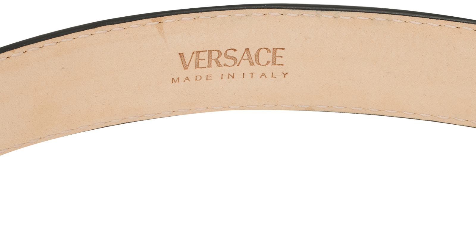 Versace Medusa Belt, &pound;120, Accessories, White, Leather, Other view