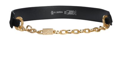 Vintage Versace Chain Belt, front view
