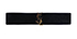 YSL Logo Waist Belt, front view