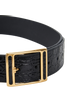 Saint Laurent Croc-Effect Belt, other view
