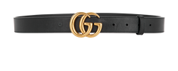 Gucci GG Marmont Belt, Leather, Black, 95cm, 2*