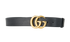 Gucci GG Marmont Wide Belt, £220, Accessories, Black, Leather, Front view
