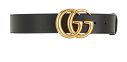 Gucci GG Marmont Belt, Leather, Black, 65cm, DB, 3*