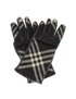 Burberry Plaid Pattern Gloves, &pound;60, Accessories, Black, Leather/Wool, Other view