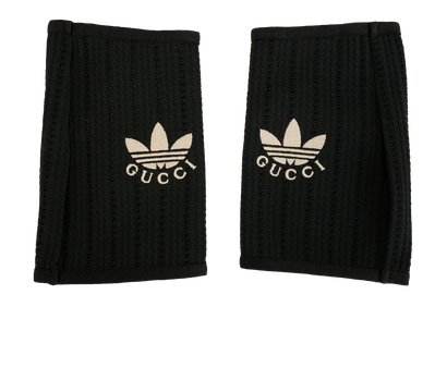Gucci x Adidas Fingerless Gloves, &pound;90, Accessories, Black/White, Cotton/Polyester (Polymer), Front view