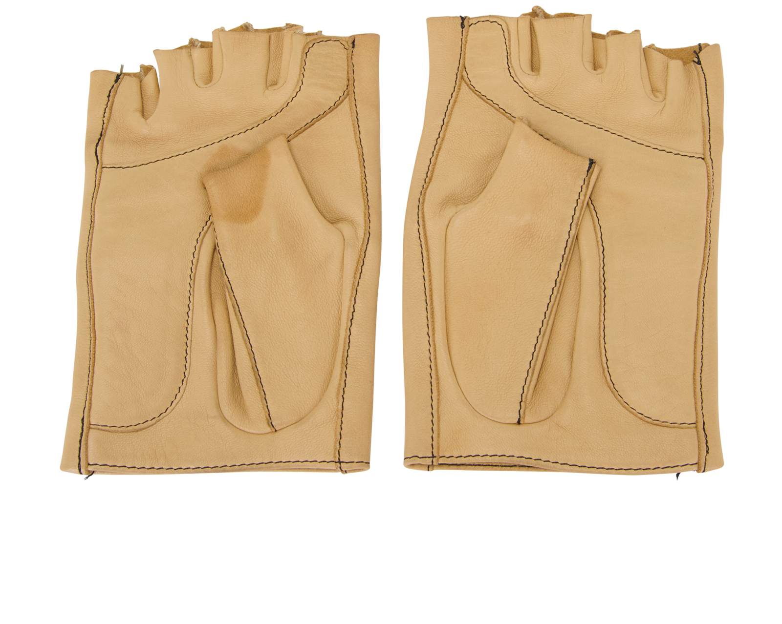 Chanel Fingerless Gloves, &pound;320, Accessories, Black, Lambskin Leather, Back view