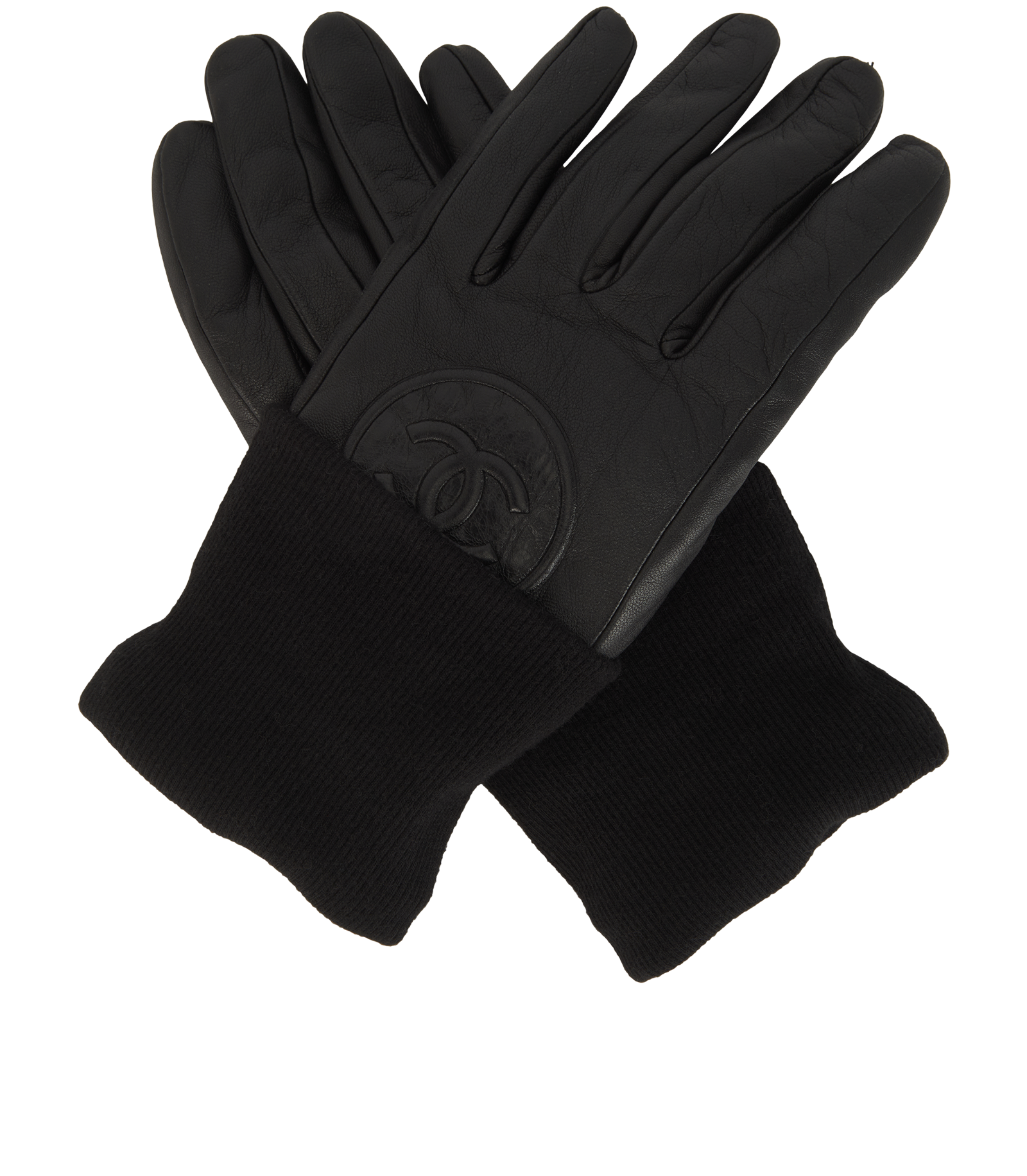 Chanel CC Gloves, &pound;350, Accessories, Black, Leather, Other view