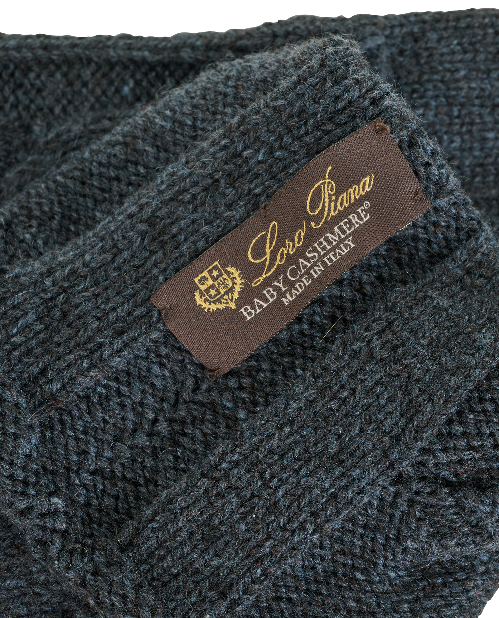 Loro Piana Cable Knit Long Gloves, &pound;120, Accessories, Blue, Cashmere, Other view