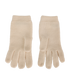Loro Piana Knit Gloves, &pound;220, Accessories, Cream, Cashmere, Back view