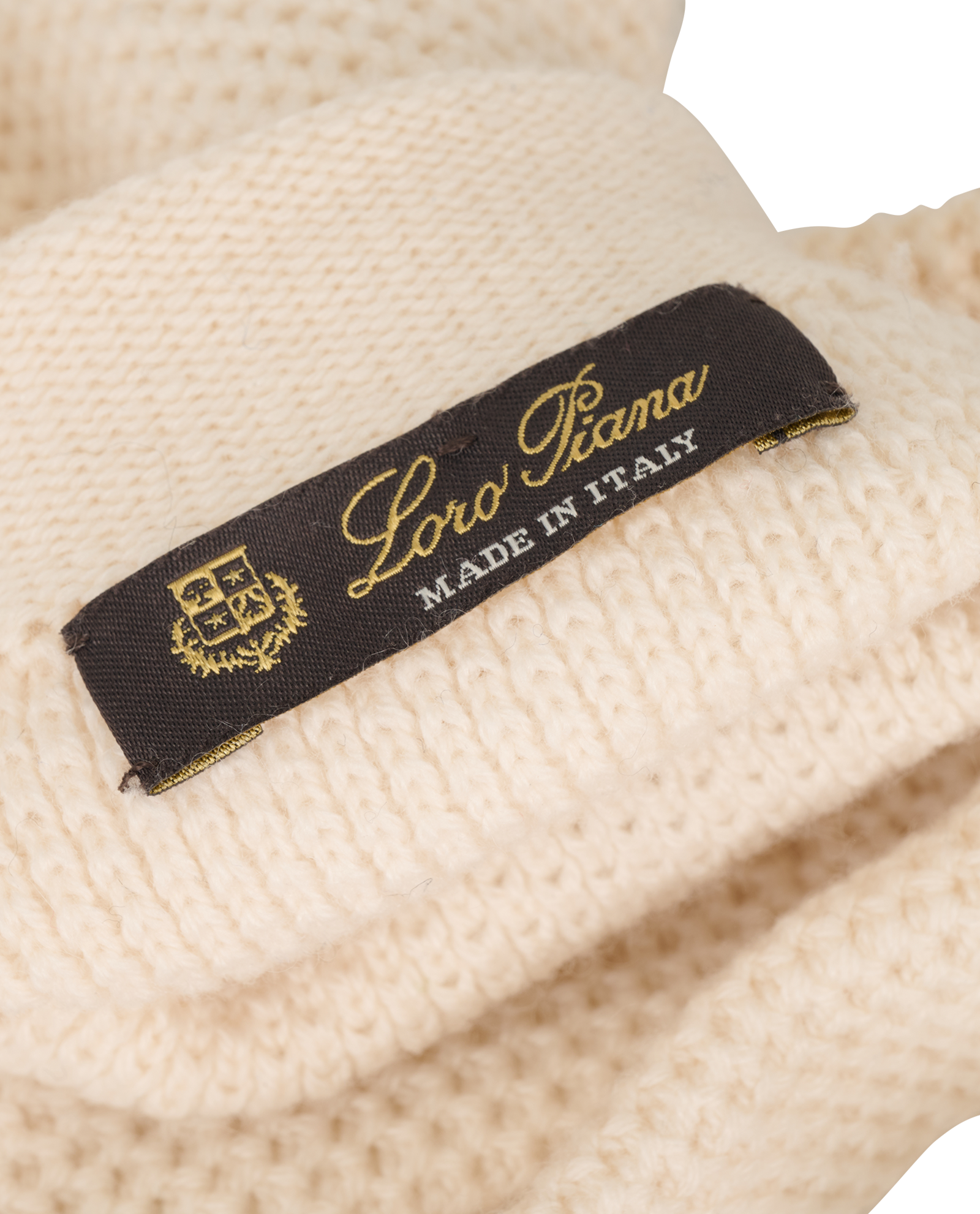 Loro Piana Knit Gloves, &pound;220, Accessories, Cream, Cashmere, Other view