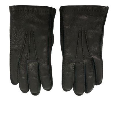 Prada Gloves, &pound;90, Accessories, Black, Leather, Front view