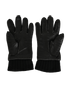 Chanel CC Gloves, &pound;295, Accessories, Black, Cashmere/Leather, Back view