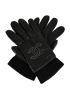 Chanel CC Gloves, &pound;295, Accessories, Black, Cashmere/Leather, Other view