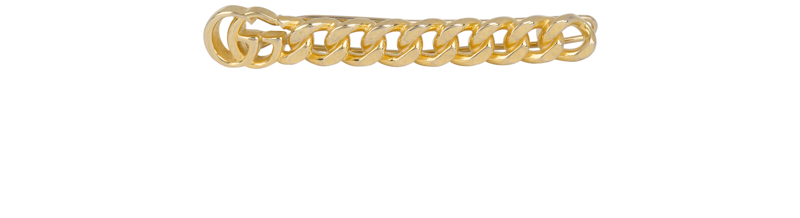 Gucci GG Marmont Gold Hair Clip Gucci Crystal Hair Clip Barrette Black Clear Gold 657510  main image 2