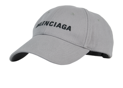 Balenciaga Baseball Cap, &pound;160, Accessories, Grey, Cotton, Front view