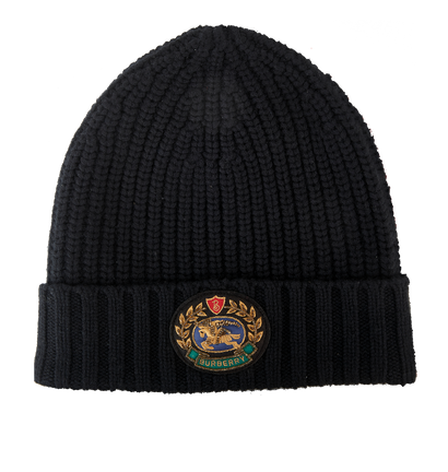 Burberry Hat, £110, Accessories, Black, Wool, Front view