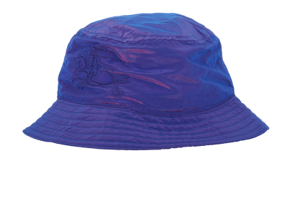 Burberry Bucket Hat, &pound;120, Accessories, Blue, Nylon, Front view