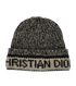 Christian Dior Logo Beanie, &pound;275, Accessories, Beige/Black, Cashmere/Wool, Front view