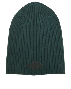Givenchy Logo Beanie, Wool, Green, MII, 3*