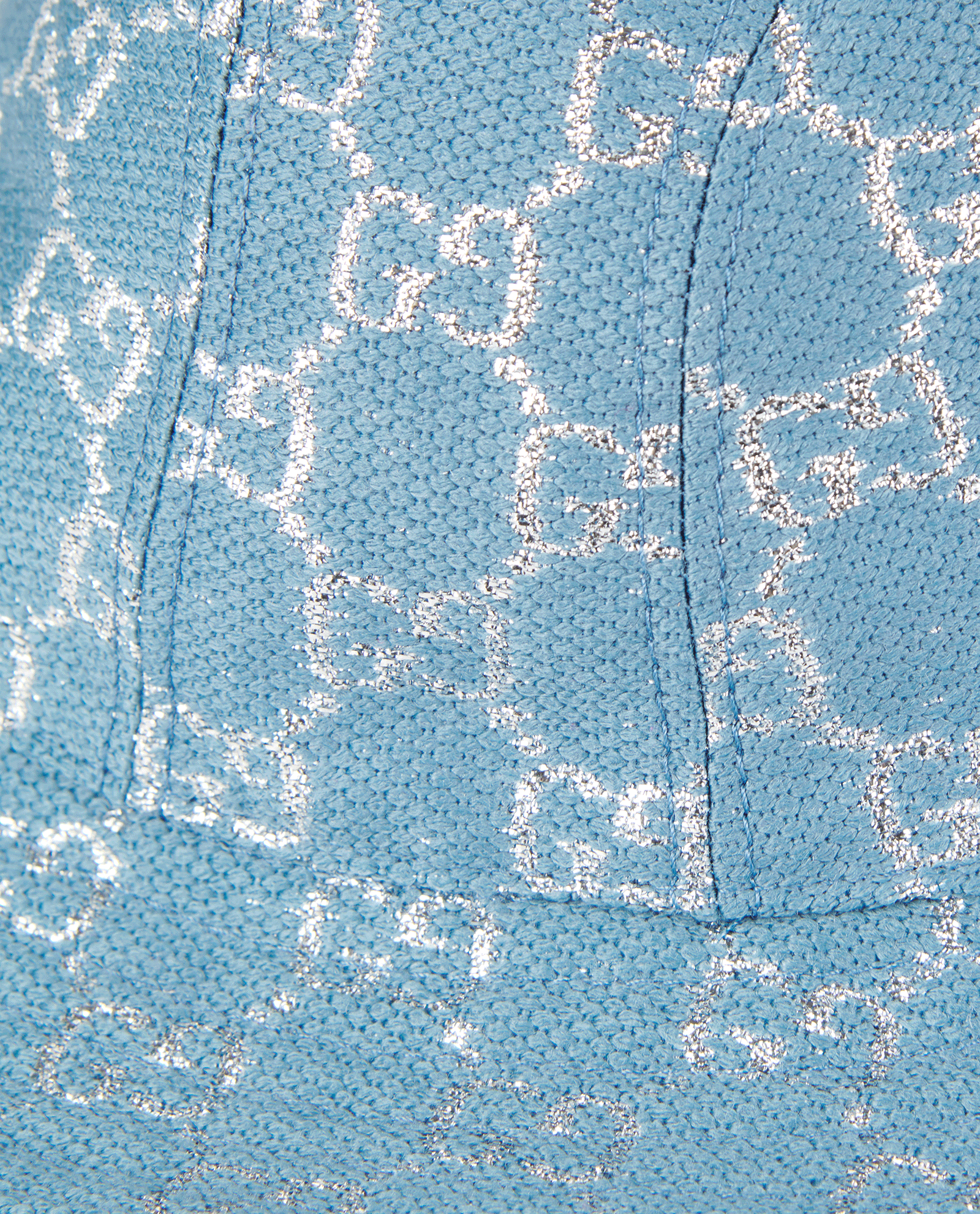 Gucci Denim GG Bucket Hat, &pound;250, Accessories, Light Blue, Wool, Other view