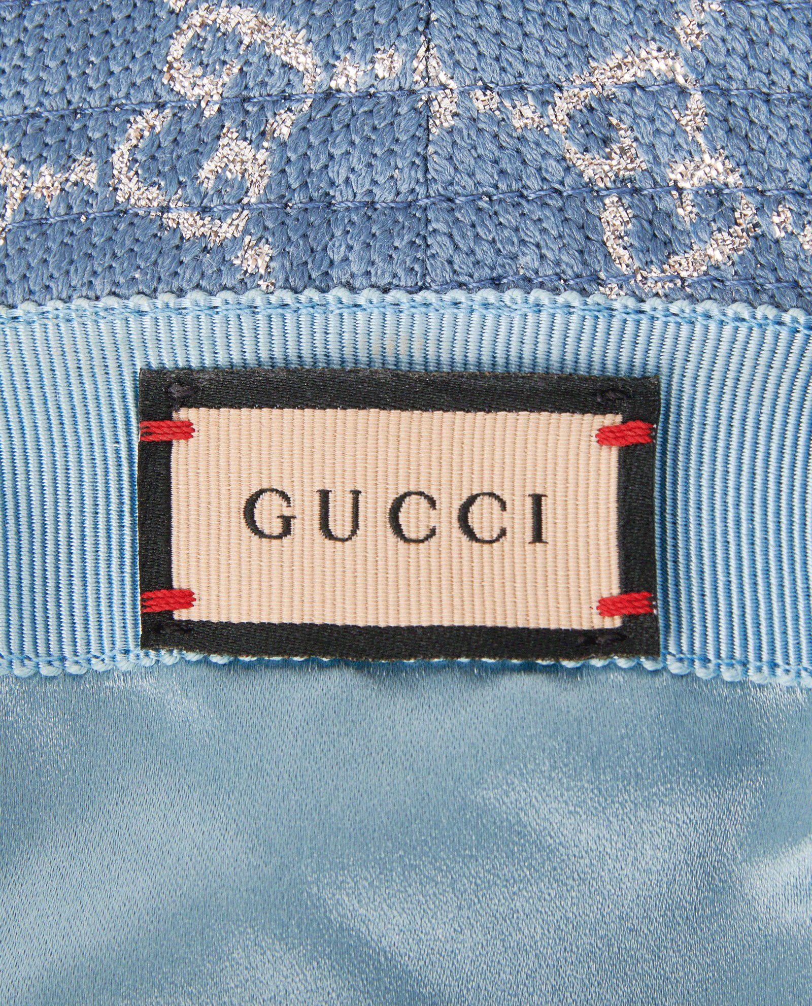 Gucci Denim GG Bucket Hat, &pound;250, Accessories, Light Blue, Wool, Other view