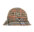 Gucci Checked Bucket Hat, &pound;180, Accessories, Black/Cream/Red, Polyester (Polymer), Back view