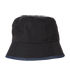 Prada Reversible Bucket Hat, £295, Accessories, Black/Blue, Cotton/Nylon, Back view