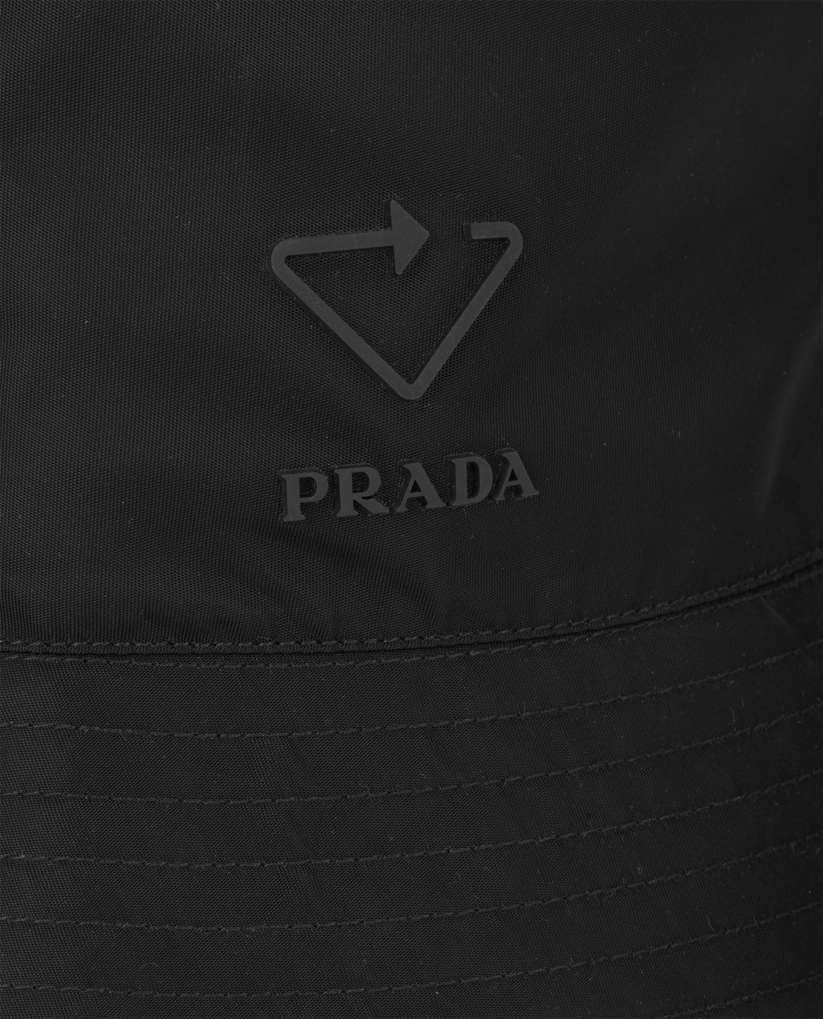 Prada Re-Nylon Bucket Hat, &pound;270, Accessories, Black, Nylon, Other view