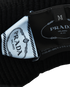 Prada 2018 Knitted Visor, &pound;240, Accessories, Black, Wool, Other view