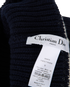 Christian Dior D White Beanie, &pound;280, Accessories, Navy, Cashmere/Wool, Other view