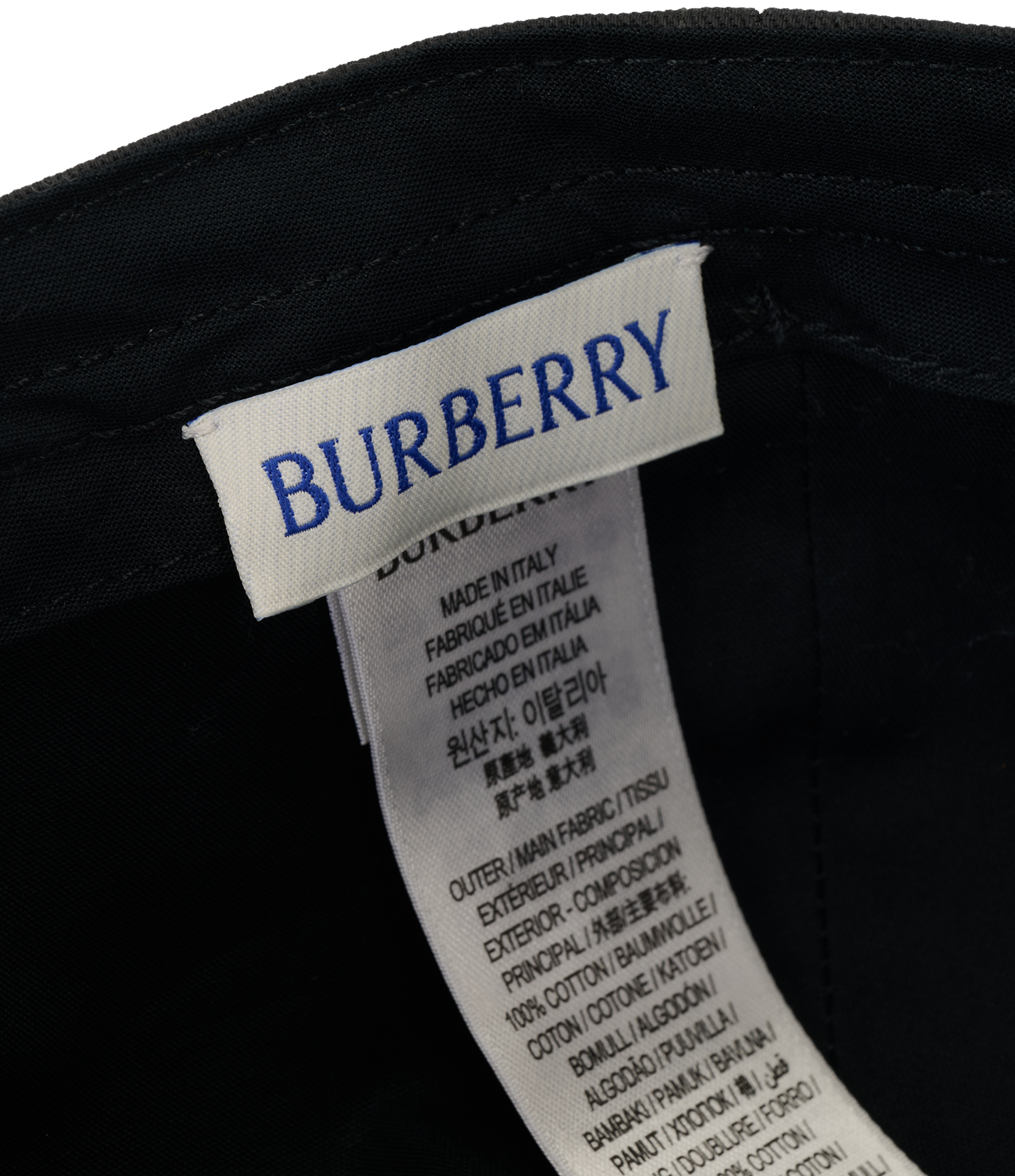 Burberry EKD Baseball Cap, &pound;120, Accessories, Grey, Cotton, Other view