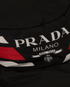 Prada Re-Nylon Logo Puffer Bucket Hat, &pound;150, Accessories, Black, Polyester (Polymer), Other view