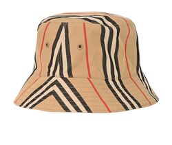 Burberry Bucket Hat, Cotton, Beige, Sz S, MII, 3*