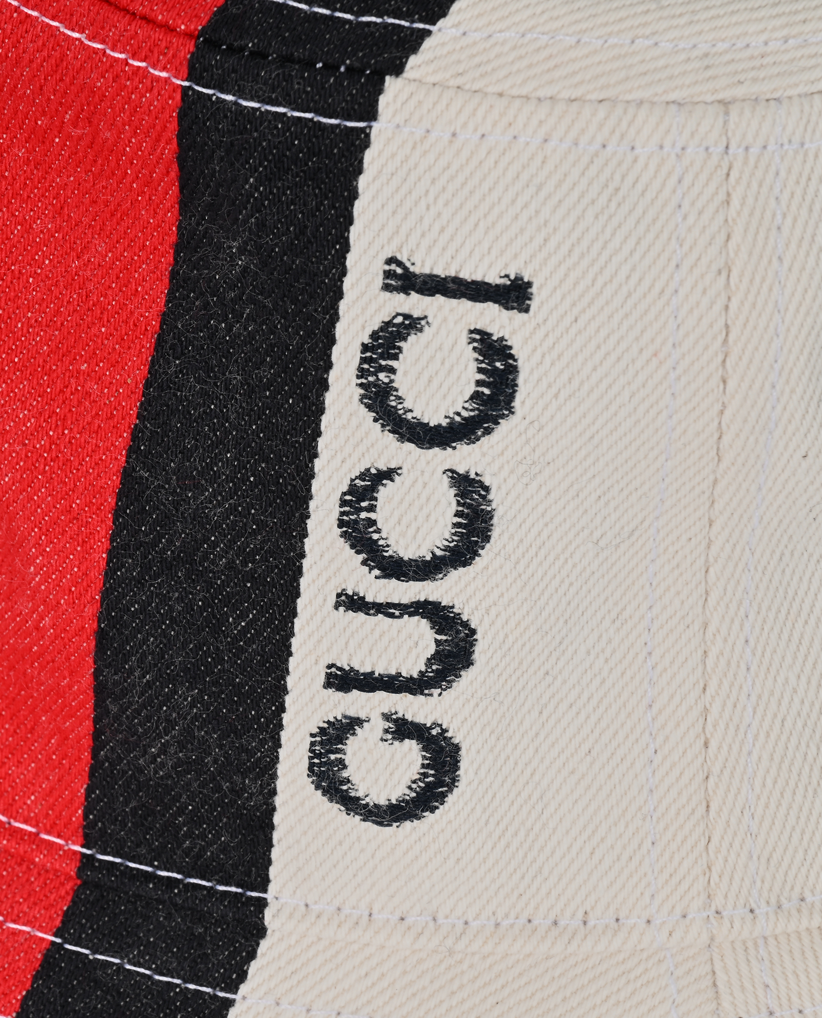 Gucci Bucket Hat, &pound;220, Accessories, Blue/Red/White, Cotton, Other view