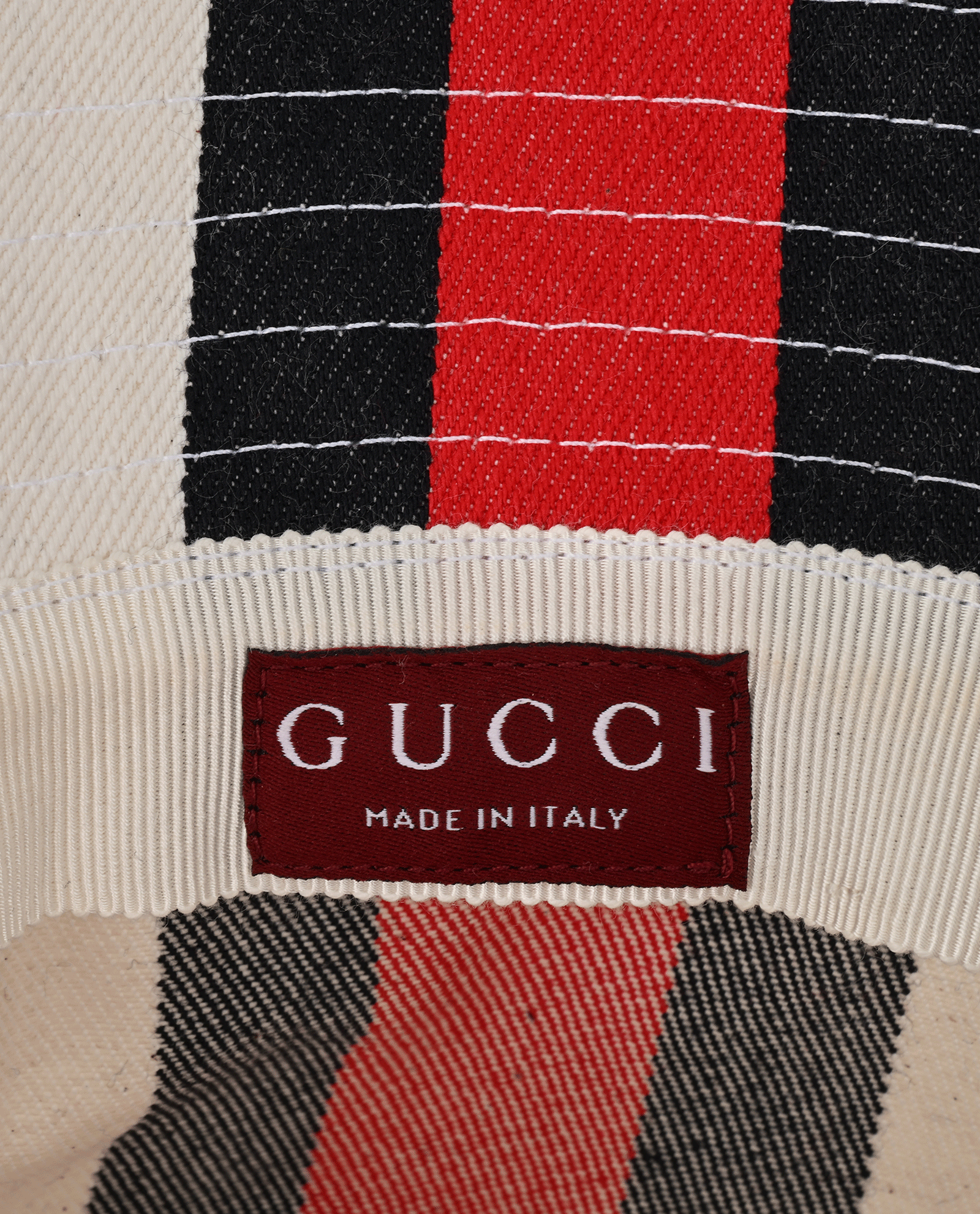 Gucci Bucket Hat, &pound;220, Accessories, Blue/Red/White, Cotton, Other view