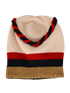Gucci Stripe Beanie, &pound;190, Accessories, Blue/Cream/Gold/Red, Cashmere/Wool, Front view