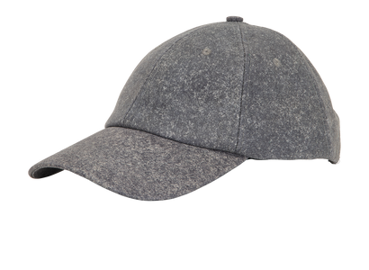 Bottega Veneta Logo-Embroidered Baseball Cap, &pound;220, Accessories, Grey, Leather, Front view